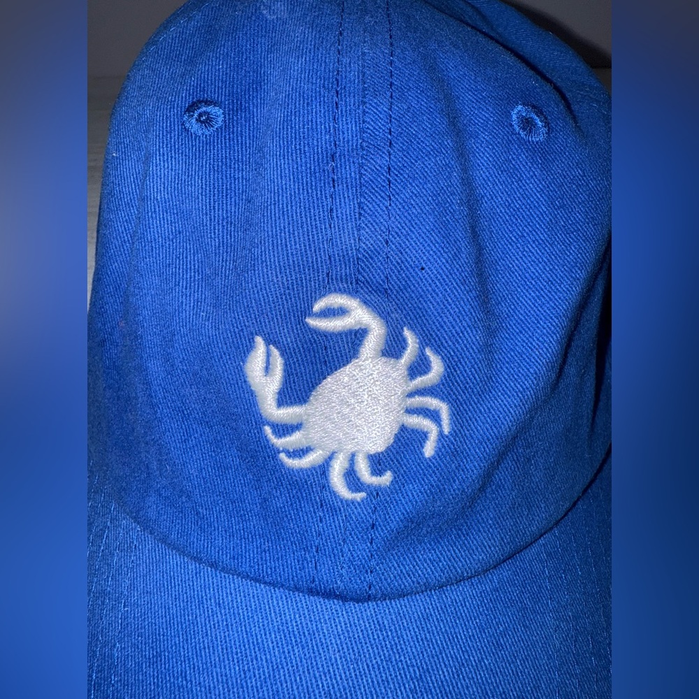 Men's Crab Baseball Hat - Goodfellow & Co Blue - Picture 2 of 7